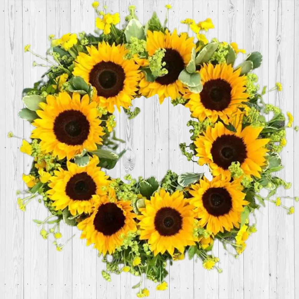 Sunflowers Wreath Arrangement